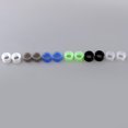 thumbnail image 2 of Milaget 12 Pcs Jauge d'Oreille Double Évasée en Silicone Solide Extensible 8mm, 2 of 9