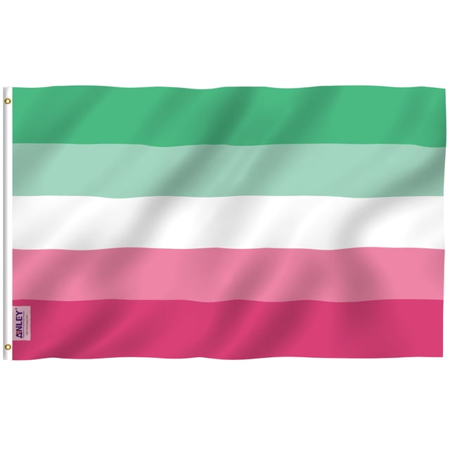 Anley Fly Breeze 3x5 Ft Abrosexual Pride Flag - Abrosexuality LGBT Flags Polyester