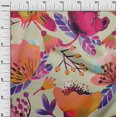thumbnail image 2 of oneOone Cotton Jersey Light Olive Green Fabric Florals Sewing Material Print Fabric By The Yard 58 Inch Wide-RGC, 2 of 4