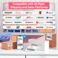 thumbnail image 4 of Bluetooth Thermal Printer - Shipping Label Printer, 4x6 Wireless Label Maker, High Speed 150mm/s Etiqueteuse for Small Business Compatible with CanadaPost, USPS, UPS, 4 of 5