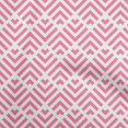 thumbnail image 1 of oneOone Cotton Flex Pink Fabric Geometric Sewing Craft Projects Fabric Prints By Yard 40 Inch Wide, 1 of 5