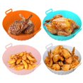 thumbnail image 1 of Air Fryer Accessory, 4pcs Air Fryer Silicone Pot, Basket (20cm), Collapsible Design Replacement Cake Mold, 1 of 5