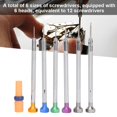 thumbnail image 4 of Watchmakers Screwdrivers, Portable  Screwdriver Screwdriver Set, For Sunglass DIY Projects Repair, 4 of 8