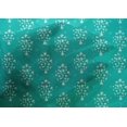 thumbnail image 4 of oneOone Cotton Silk Fabric Floral Block Printed Fabric 1 Yard 42 Inch Wide, 4 of 4