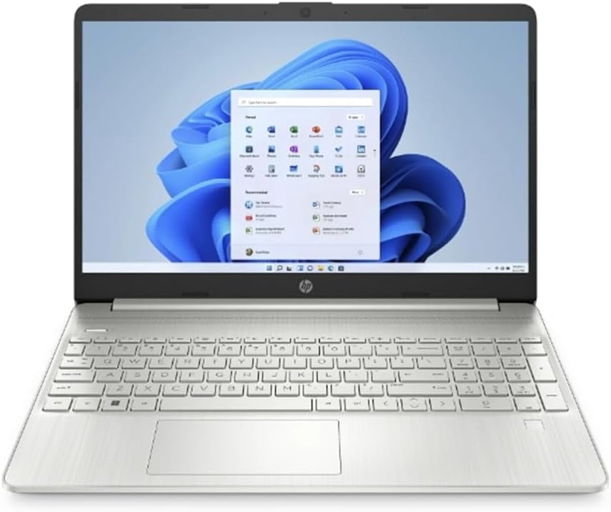 HP 15.6" FHD Laptop, Intel Core i3-1215U, 32GB RAM, 1TB SSD, Windows 11 Home, Intel UHD Graphics, Numeric Keypad, HD Webcam, Silver