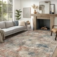 thumbnail image 2 of KUETH 5'x7' Area Rugs for Living Room, Non Slip Machine Washable Vintage Indoor Rug, Low Pile Print Rug for Bedroom Dining Room Home Office, 2 of 7