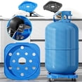 thumbnail image 1 of Support de Cylindre de Gaz avec Roues - Plateau de Réservoir de Propane Robuste pour la Cuisine et l'Extérieur, 1 of 6