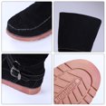 thumbnail image 4 of Bottes pour Femmes à Bout Rond, Mode, Décontractées, avec Boucle de Ceinture, Talon Bas, Bottes Plates, 4 of 4