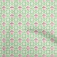 thumbnail image 1 of oneOone Cotton Cambric Light Green Fabric Asian Ikat Sewing Craft Projects Fabric Prints By Yard 56 Inch Wide, 1 of 4