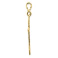 thumbnail image 2 of 10k Yellow Gold Cross Necklace Charm Pendant Religious Passion, 2 of 7