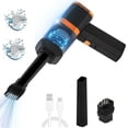 thumbnail image 3 of PRETXORVE Car Vacuum with Powerful Suction Mini Vacuum for Crevices Keyboard Cleaner USB Rechargeable, 3 of 9