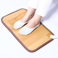 thumbnail image 1 of Electrical Heating Foot Warmer Mat | 30x50cm Heated Floor Pad with Carbon Crystal Technology | 9 Adjustable Heat Levels Timer Function | Waterproof Antiskid Office Home Use, 1 of 6