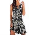 thumbnail image 1 of Pisexur Robes d'Été pour Femmes Décontractées Sans Manches T-Shirt Plage Fluides Débardeurs Robes de Plage, 1 of 5