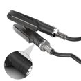 thumbnail image 3 of KAKOWELY Feu de Virage Moto 2 Pcs Feu de Signalisation LED Clignotant (Noir) 4.33"X0.79"X4.33 Pouces, 3 of 5