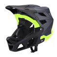 thumbnail image 4 of S SERENABLE Casque de Vélo Intégral Protection Ventilation Casque de Descente Noir Vert, 4 of 9