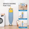 thumbnail image 2 of APEXCHASER Ironing Board with Iron Rest, Compact and Space Saver Iron Board, Extra Thick Cover, Height Adjustable, Wall Mount & C, 2 of 6