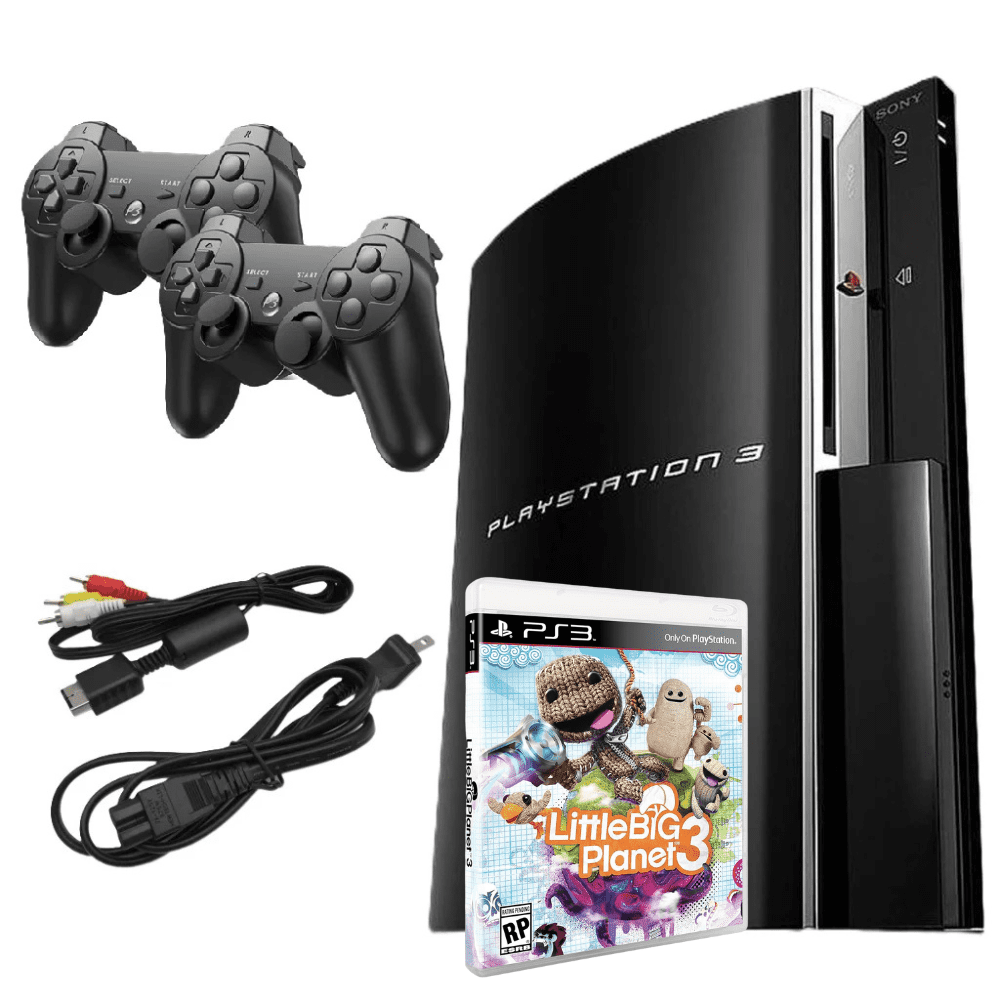 Restored Sony Playstation 3 PS3 Console Original 80GB Black with