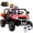 Red, variant on Aosom 2 Seater Ride on Car, 12V 7AH Ride on Dump Truck Kids UTV, Black