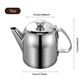 thumbnail image 2 of Storage Containers Product Classification Teapot for Restaurants and Homes with Durable Stainless Steel Short Spout 20 to 70 Oz Spill Proof Kettle for Tea Hot Water Jug, 2 of 7