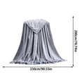 thumbnail image 3 of Up to 60% Off! Gspmoly Super Soft Warm Warm Fleece Blanket Throw Rug Sofa Bedding up to 60% Off, 3 of 7