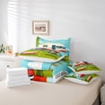 thumbnail image 5 of Camp Travel Car Comforter Set 7 Piece Bed in a Bag Twin,Happy Camping Camper Decor Bedding Sets Retro Rustic Farmhouse Camping Gift Sheet Set with Comforter, 5 of 5
