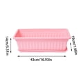 thumbnail image 3 of Window Sill Flower Pot with Holes and Tray for Indoor Outdoor Garden Balcony Vegetable Rectangular Planter, 3 of 4