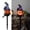 Purple, variant on Bowayaoa Halloween Solar Lights Outdoor, Resin Ghost Stake Lights for Garden Walkway, Spooky Decorations with Auto On/Off, Waterproof for Yard