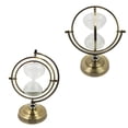 thumbnail image 3 of GUOOL 15 minute Rotating Hourglass Sandglass Globe Sand Timer Home Decor 2, 3 of 9