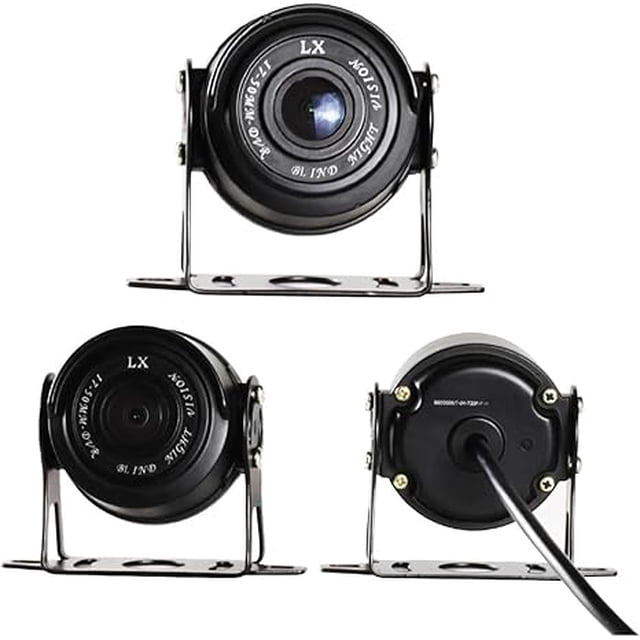 Caméra Robuste AHD Vision Nocturne Étanche Caméra Arrière de Véhicule Compatible pour Camion/remorque/camionnettes/VR (Caméra AHD-20 m)