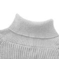 thumbnail image 2 of Erwazi Chandails à Col Roulé pour Femmes, Tricotés, Manches Longues, Tuniques Décontractées, Unis, Amples, Chauds, Chandails à Enfiler pour Femmes pour l'Automne et l'Hiver, 2 of 4