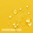 thumbnail image 2 of ORUYROP 210GSM Rectangle Table Cloth-Heavy Duty Water Proof Microfiber Tablecloth, Decorative Fabric Table Cover for Outdoor and Indoor Use (Yellow, 52 x 70 Inch ), 2 of 7