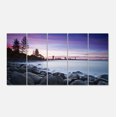 thumbnail image 2 of Rocky Burleigh Point in Blue - Extra Large Seascape Art Canvas, 2 of 3