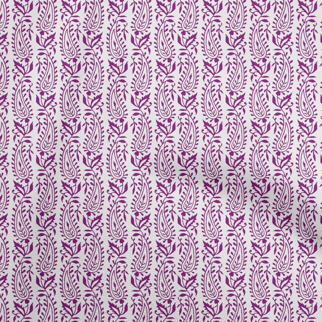 oneOone Cotton Cambric Purple Fabric Block Sewing Craft Projects Fabric Prints By Yard 42 Inch Wide-ZI