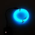 thumbnail image 2 of EL Wire Light Blue Lights 16.4ft/5m, Flexible LED Neon Light Glow EL Wire Rope Tape String Lights with Controller for Halloween Decorations Party Favor Festival Cosplay Decor, 2 of 3