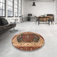 thumbnail image 3 of Ahgly Company Tapis d'Intérieur Rectangulaire Abstrait Safran Rouge, 8 Pieds x 10 Pieds, 3 of 6