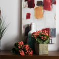 thumbnail image 2 of Vickerman 17.25" Orange Polyester Kalanchoe Bush With 70 Leaves And 150 Flowers And Buds, 2 of 3