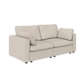 thumbnail image 4 of Mainstays Chatham 74"  Sofa, Cream Linen, 4 of 21