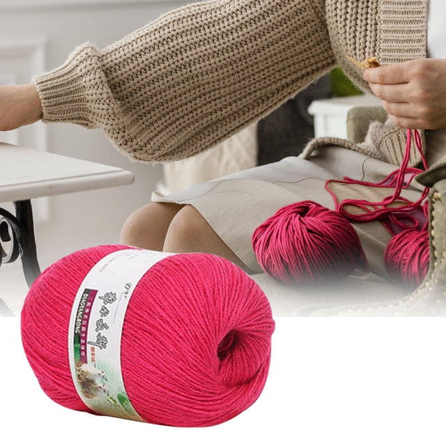 Yhmxh Wool Yarn - 1 Pack Assorted Colors Crocheting Yarn Knitting Yarn,Thick Yarn Fine Yarn for Crocheting & Knitting Kit for Colorful Craft Gift for Beginners and Adults
