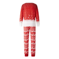 thumbnail image 4 of SUNSIOM Matching Family Christmas Pajamas, Long Sleeve Deer Snowflake Print Pullover + Pants Set, 4 of 10