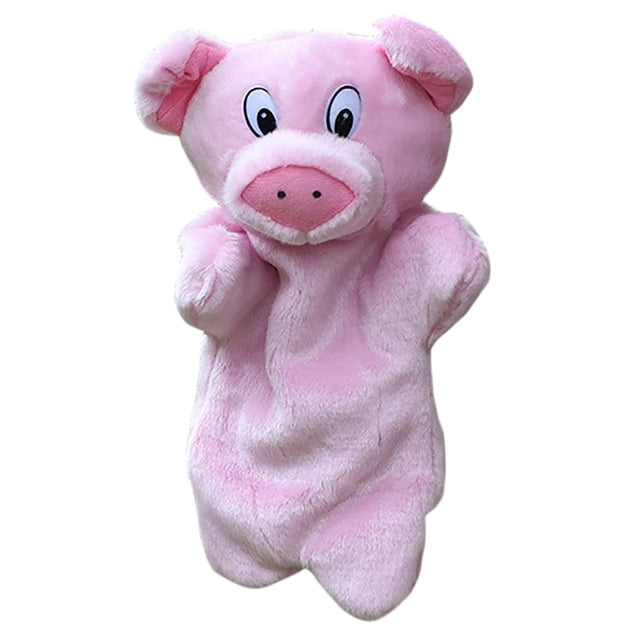 Je Marionnette à Main en Peluche Poupée Parent-Enfant pour Raconter des Histoires et Jouer des Rôles Jouet en Peluche Doux