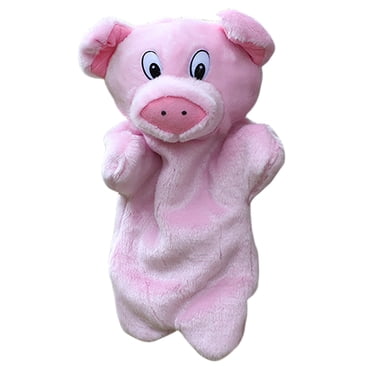 Peluche Super Douce Peluche Marionnette à Main Poupée Parent-Enfant Marionnette à Main