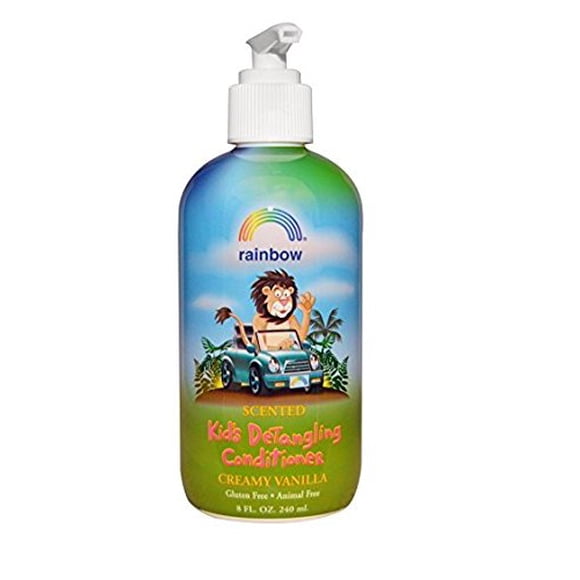 Rainbow Research Organic Herbal Detangling Conditioner for Kids, Creamy Vanilla, 8 Fluid Ounce