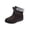 Brown, variant on Pisexur Womens Winter Snow Boots Black Waterproof Insulated Warm Fur Lined Ankle Booties Anti-Slip Slip On Walking Comfortable Outdoor Boot Size