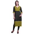 thumbnail image 1 of Bimba Printed Straight Kurtis For Women Panel Kurta Summer Tunic, 1 of 5