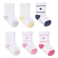 thumbnail image 1 of George Baby Girls' Sport Crew Socks 6-Pack, 1 of 1