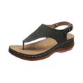 thumbnail image 4 of Wedge Sandals Casual Womens Shoes Embroidered Flip-flops Womens Sandals, 4 of 9