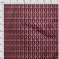 thumbnail image 3 of oneOone Polyester Lycra Fabric Stripe & Swirl Ikat Printed Fabric 1 Yard 56 Inch Wide, 3 of 4