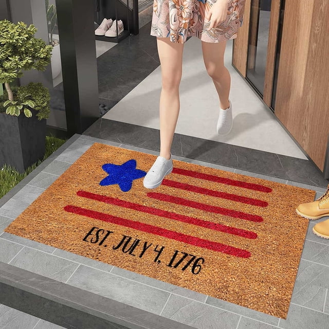 WHEANG Clearance Presidential Day Kitchen Mat Independence Day Home Door Mat Rugby Home Floor Mat Carpet