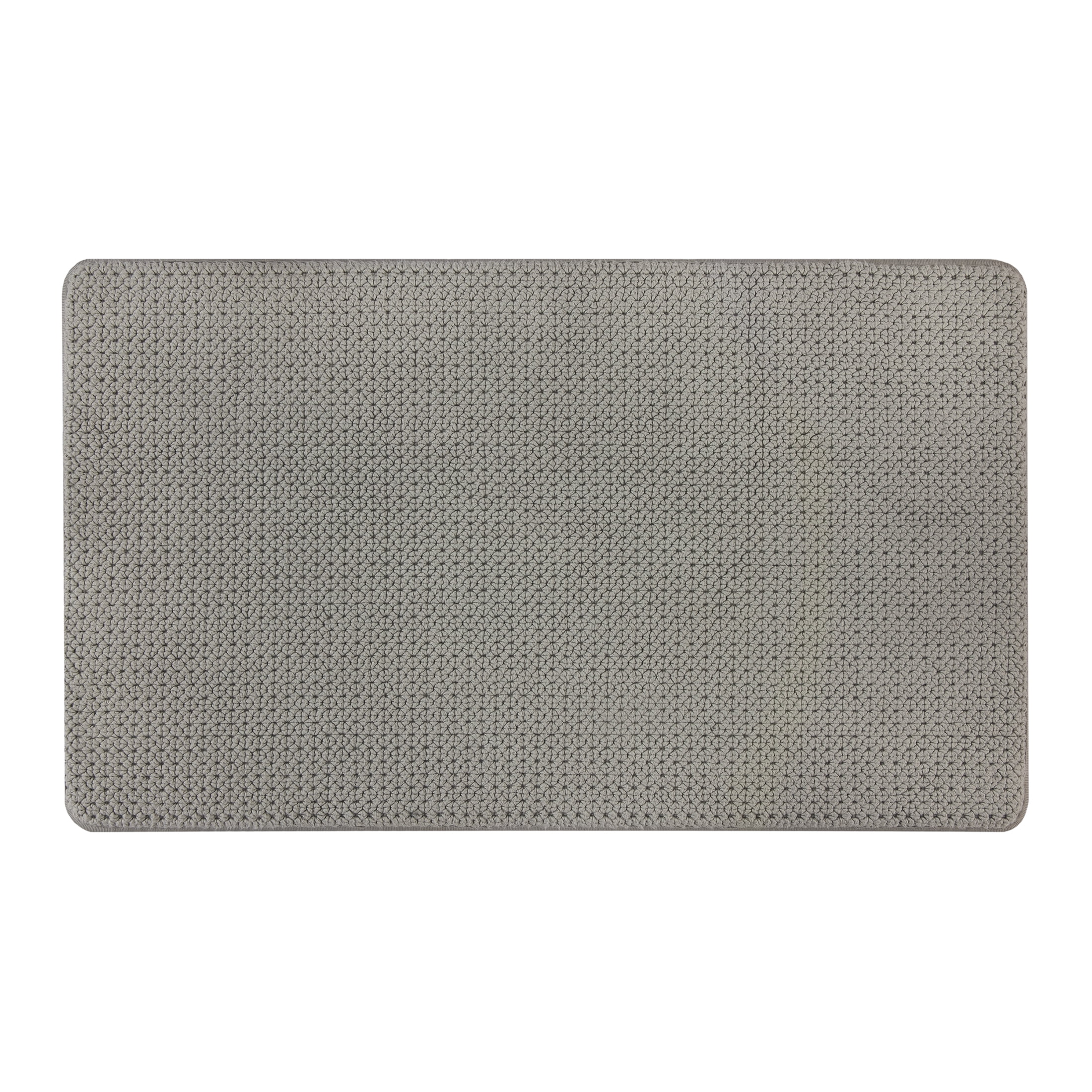Tapis de bain en mousse à mémoire de forme en coton doux Signature Better Homes & Gardens,argent doux, 20" x 34"