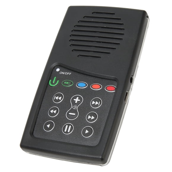 Portable Bible Reader, Solar Charging Electronic Bible Player with Built in 8G Capacity and 500mAh Battery, Audio Player for Listeners Seniors and The Blind